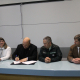 Firma simbólica en la que participó la Dra. Susana Fischer Ganzoni de Agronomía UdeC, Director General UdeC, Campus Chillán, Dr. Pedro Rojas García, Coronel Cristopher Parra Carvajal, Director Regional (S) de Gendarmería y el Dr. Ignacio Cabezas Ávila de Veterinaria UdeC.